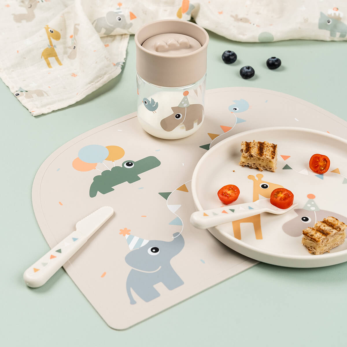 Silicone placemat - Celebration - Sand