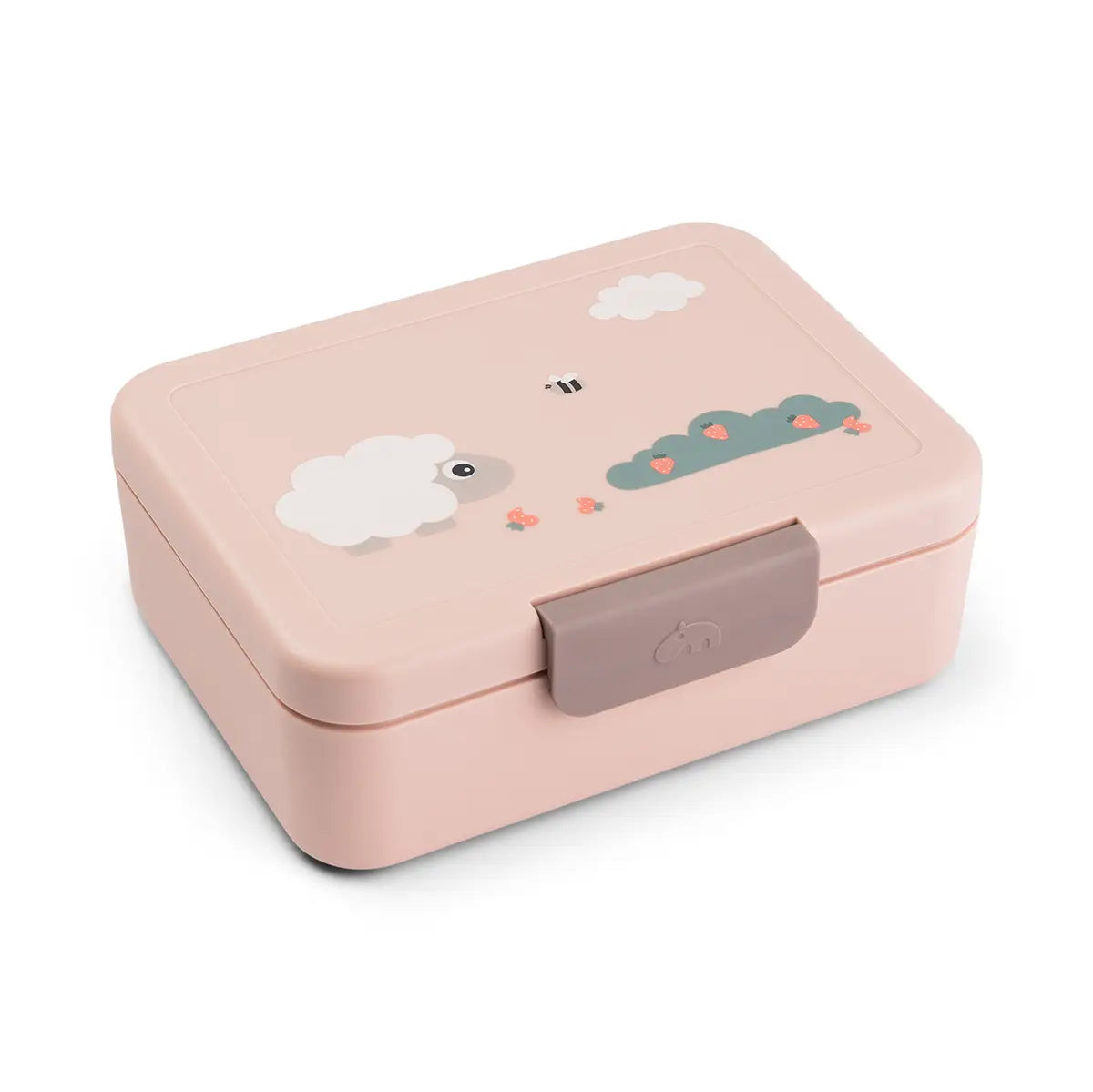Lunch box w/divider - Tiny farm - Powder