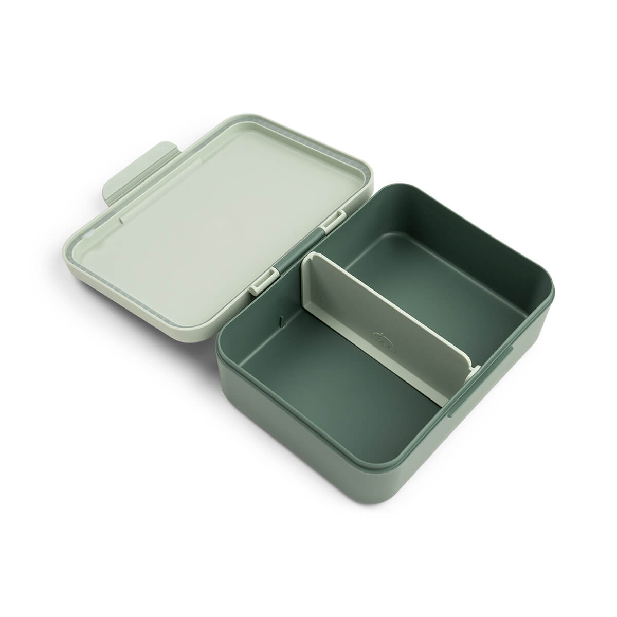 Lunch box w/divider - Tiny trails - Green