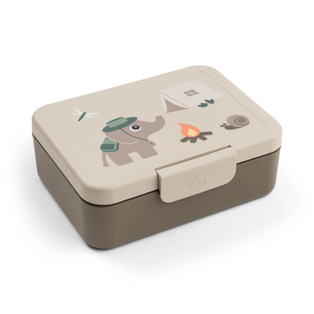 Lunch box w/divider - Tiny trails - Sand