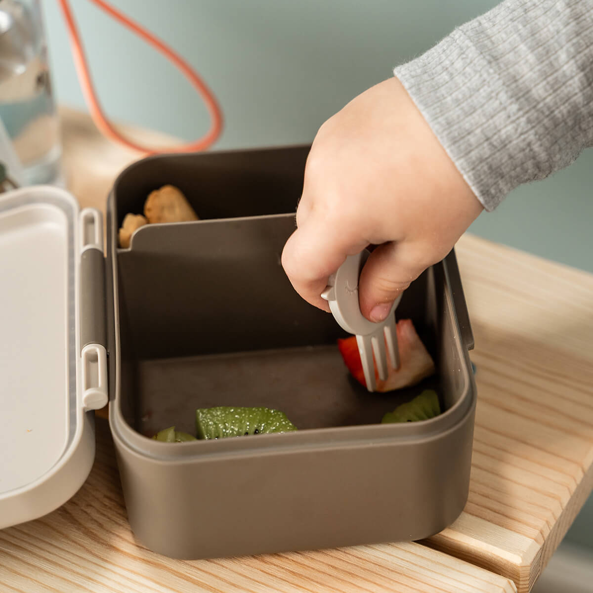 Tiny lunch box w/snack picks - Tiny trails - Sand