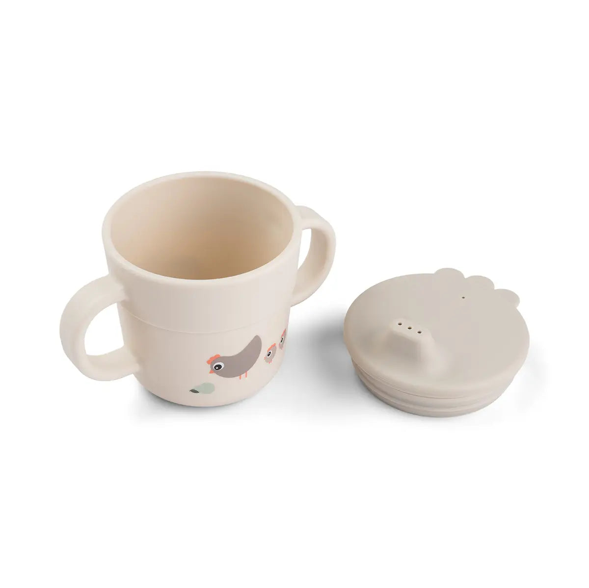 Foodie first meal set w/suction - Tiny farm - Sand