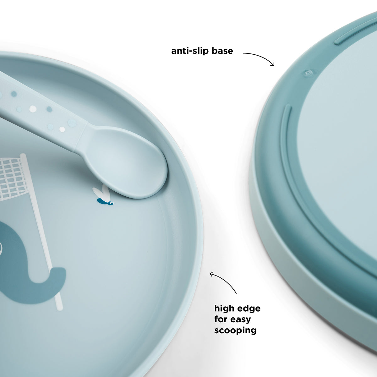 Foodie Teller Set - Elphee - Blau