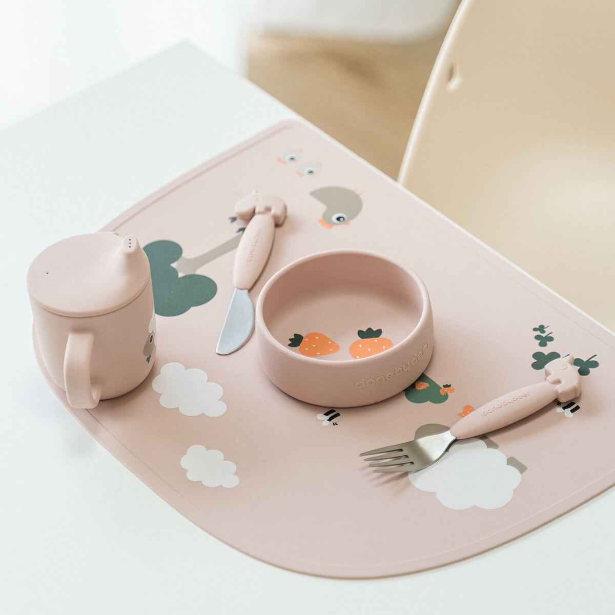 Silikonnapf-Set 2 Stück - Pigee - Pulver