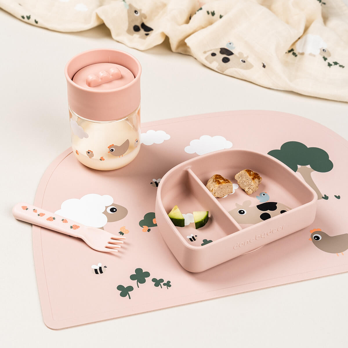 Learning cup 360° - Tiny farm - Powder