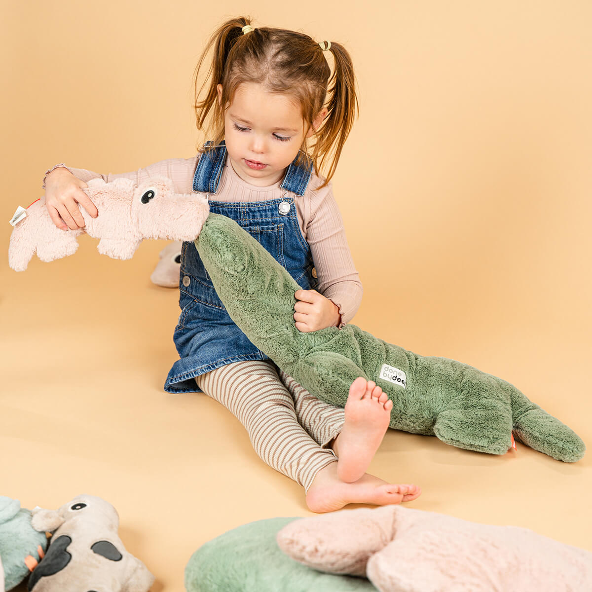 Kuscheltier Klein - Croco - Rosa