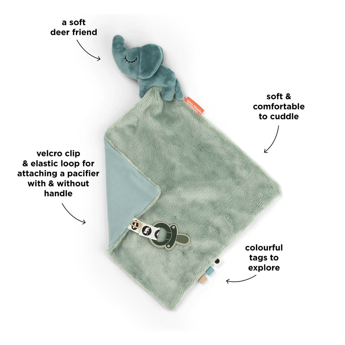 Comfort blanket - Elphee - Blue