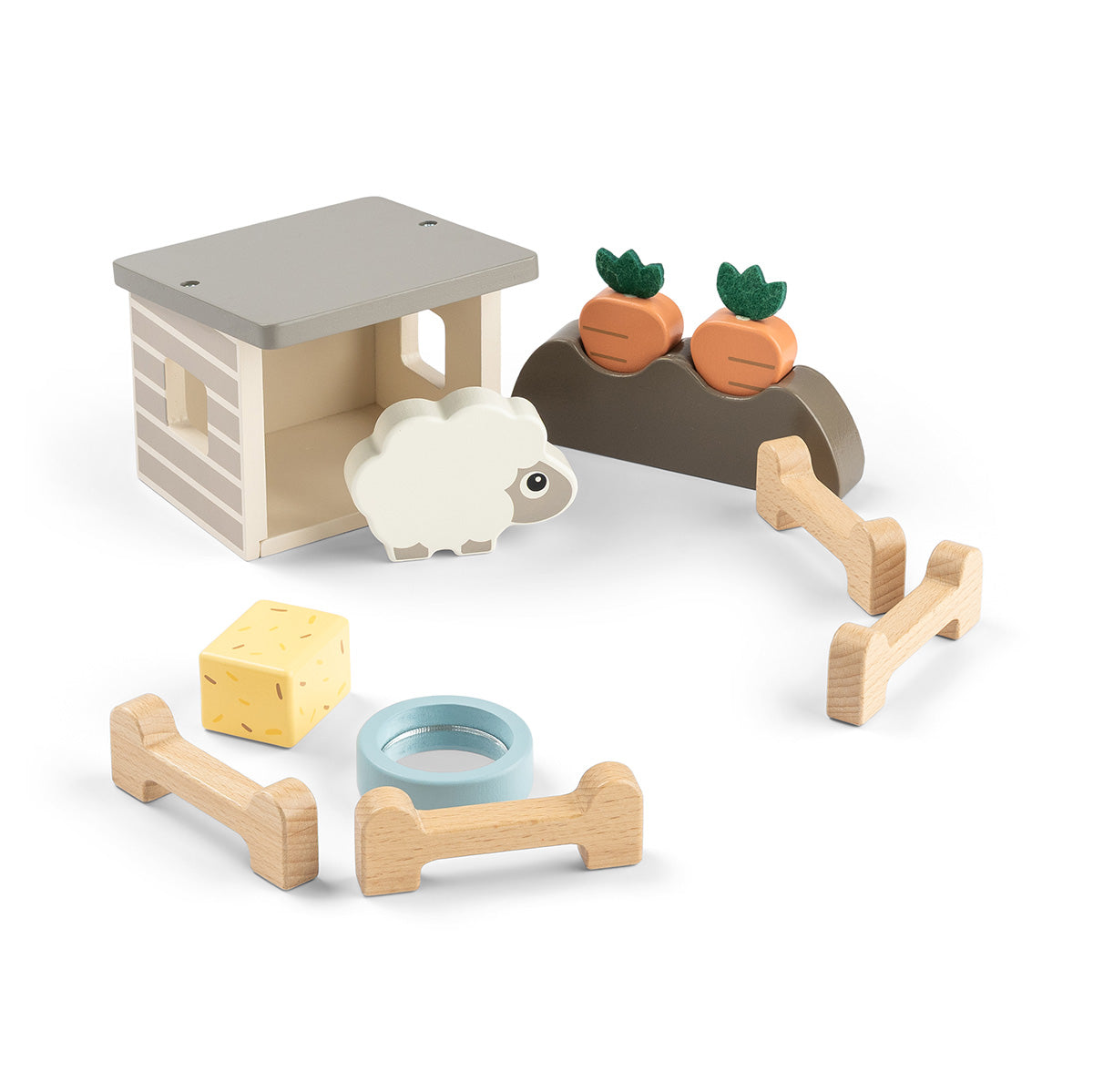 Tiny Farm legesæt - Sheepy - farvemix