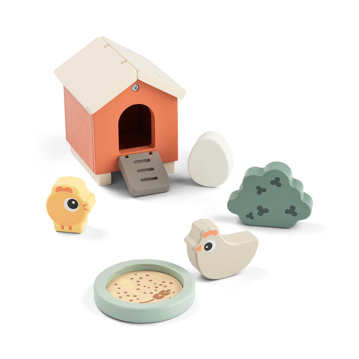 Tiny Farm legesæt - Clucky - farvemix