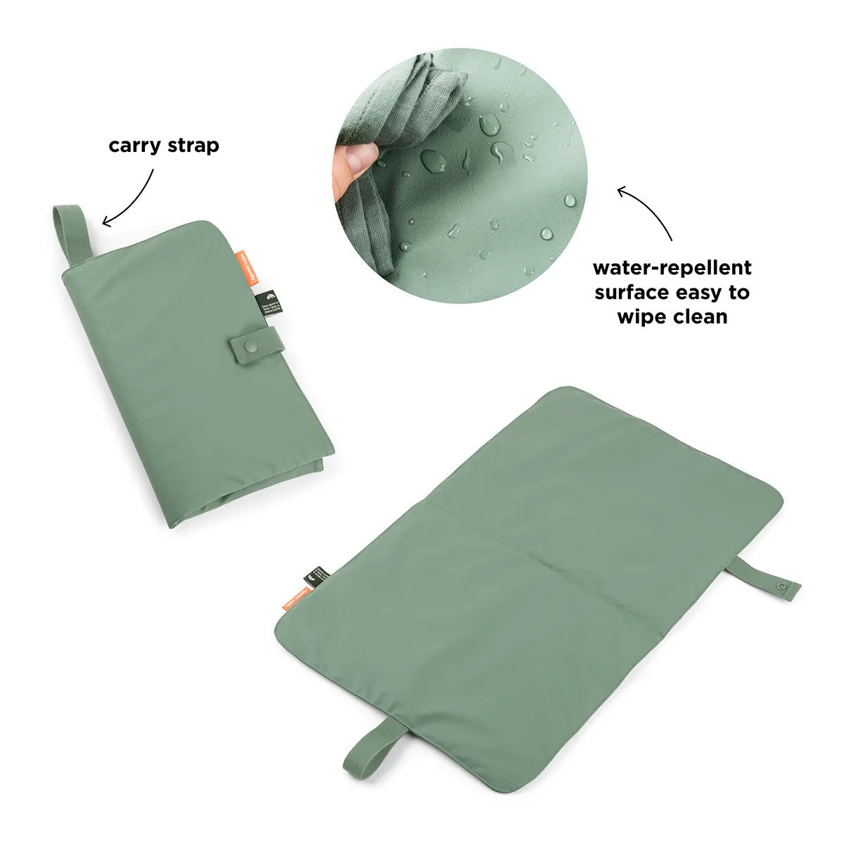 Foldable changing mat - Green