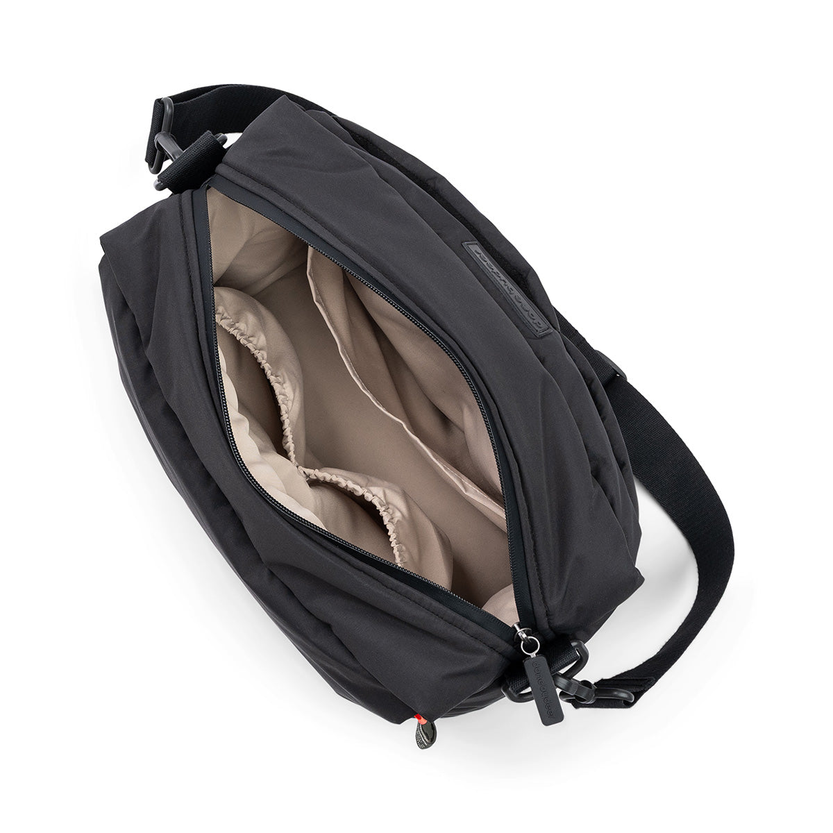 Sac de poussette matelassé - noir