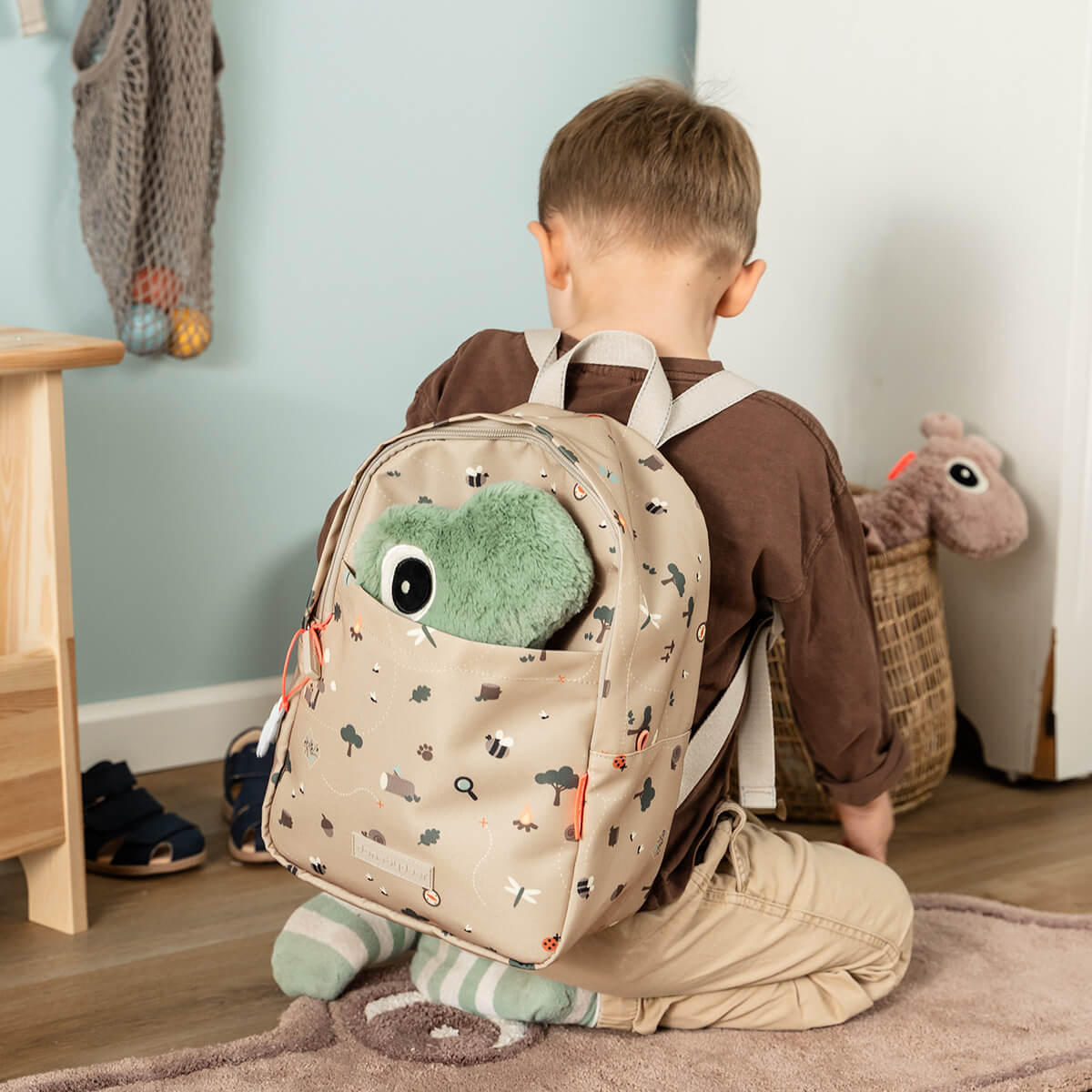 Børnerygsæk - Tiny trails - Sand - 7,5 L