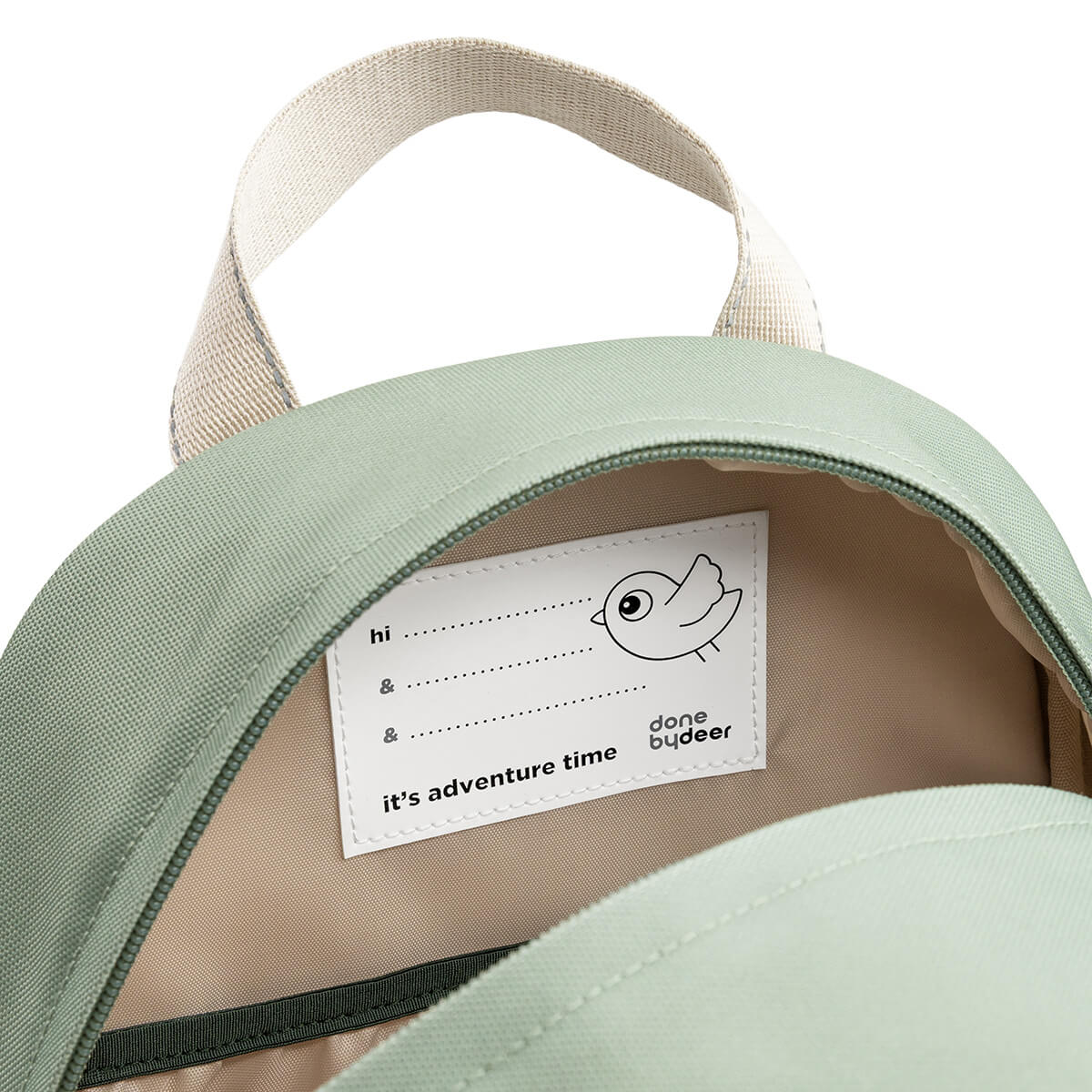 Juniorrygsæk - Tiny trails - Grøn - 13 L