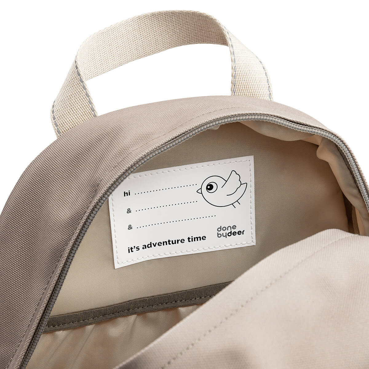 Juniorrygsæk - Tiny trails - Sand - 13 L