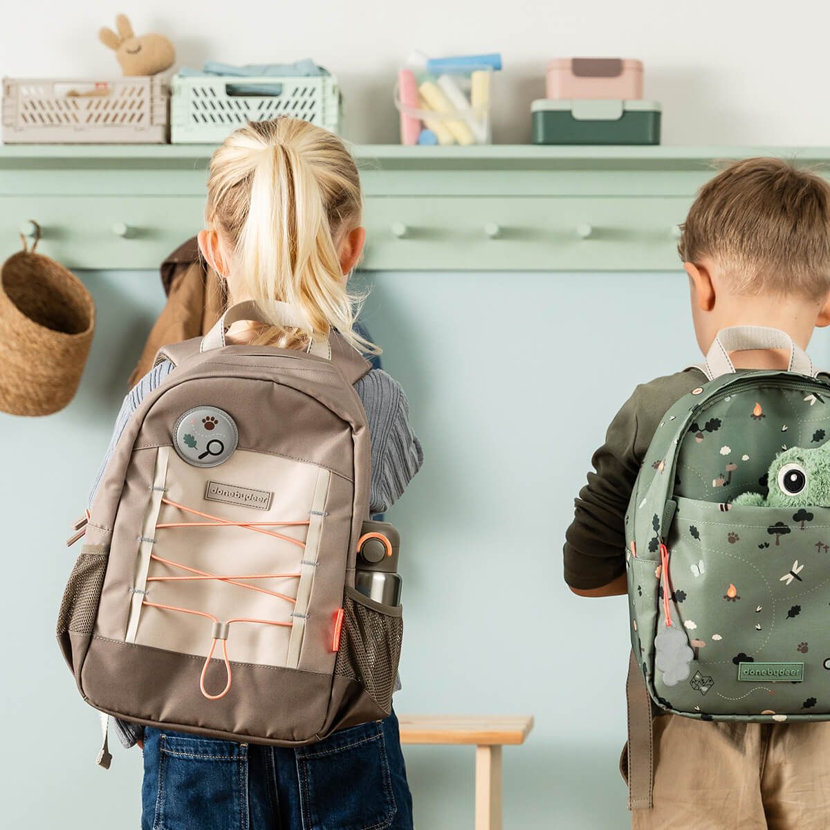 Juniorrygsæk - Tiny trails - Sand - 13 L