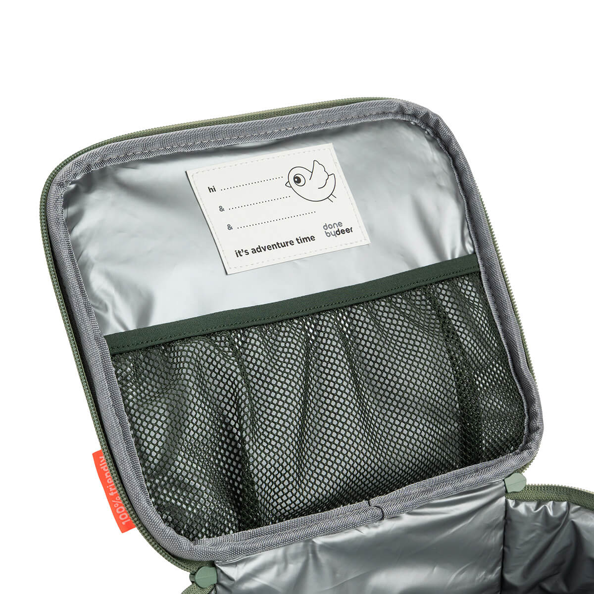 Insulated lunch bag - Tiny trails - Green - 4 L