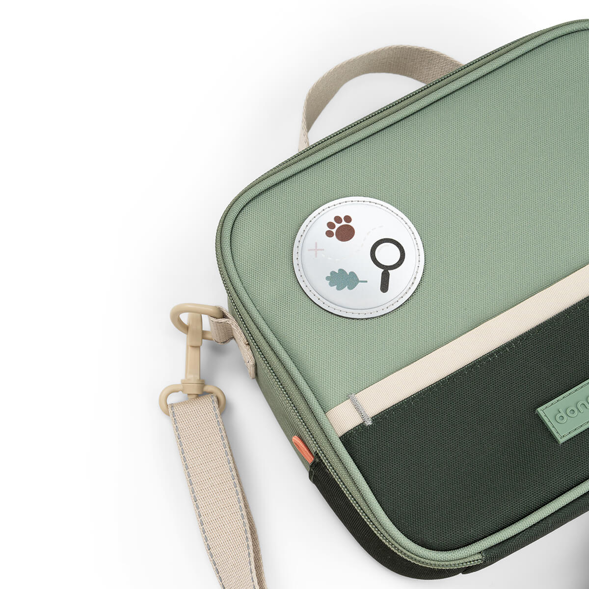 Insulated lunch bag - Tiny trails - Green - 4 L