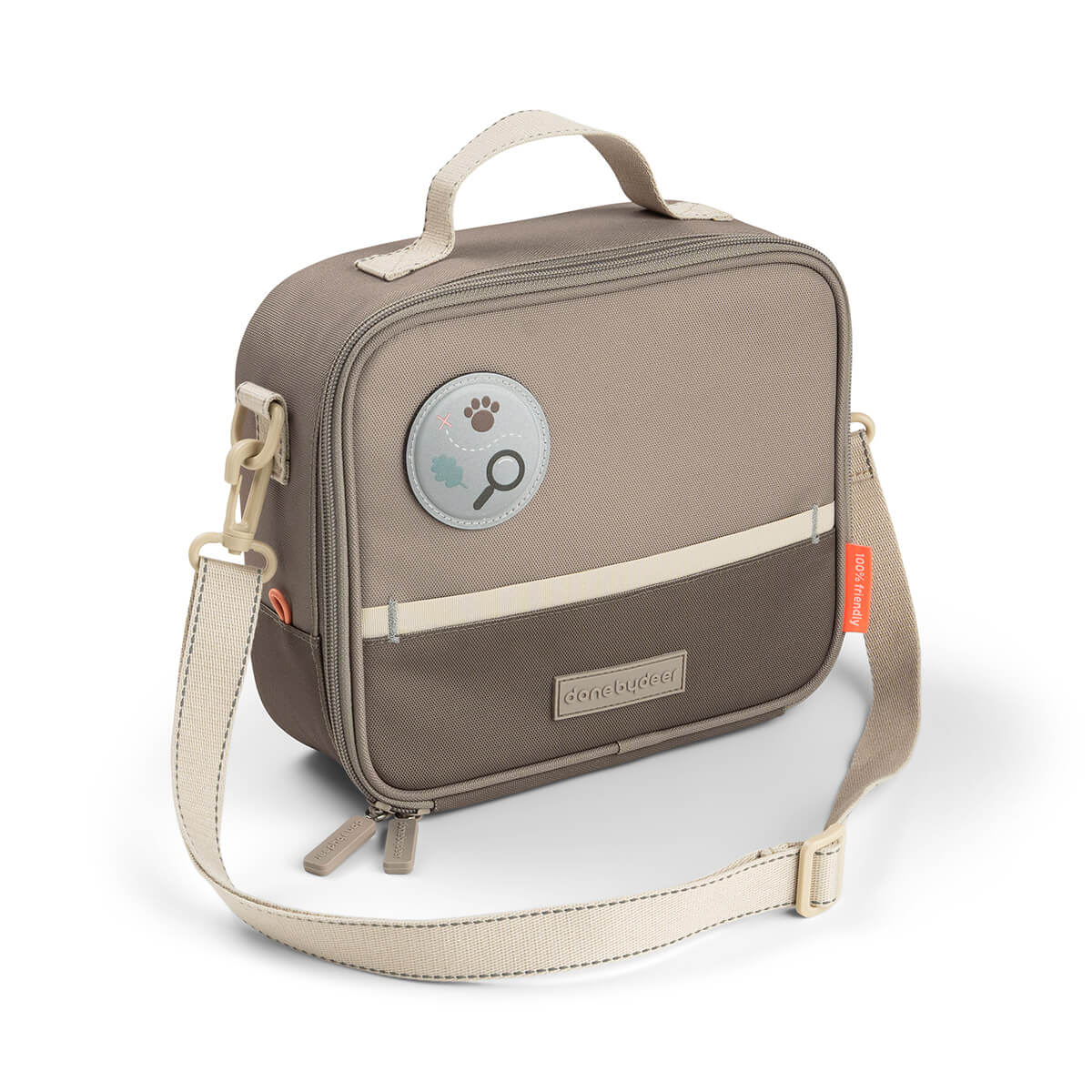 Insulated lunch bag - Tiny trails - Sand - 4 L