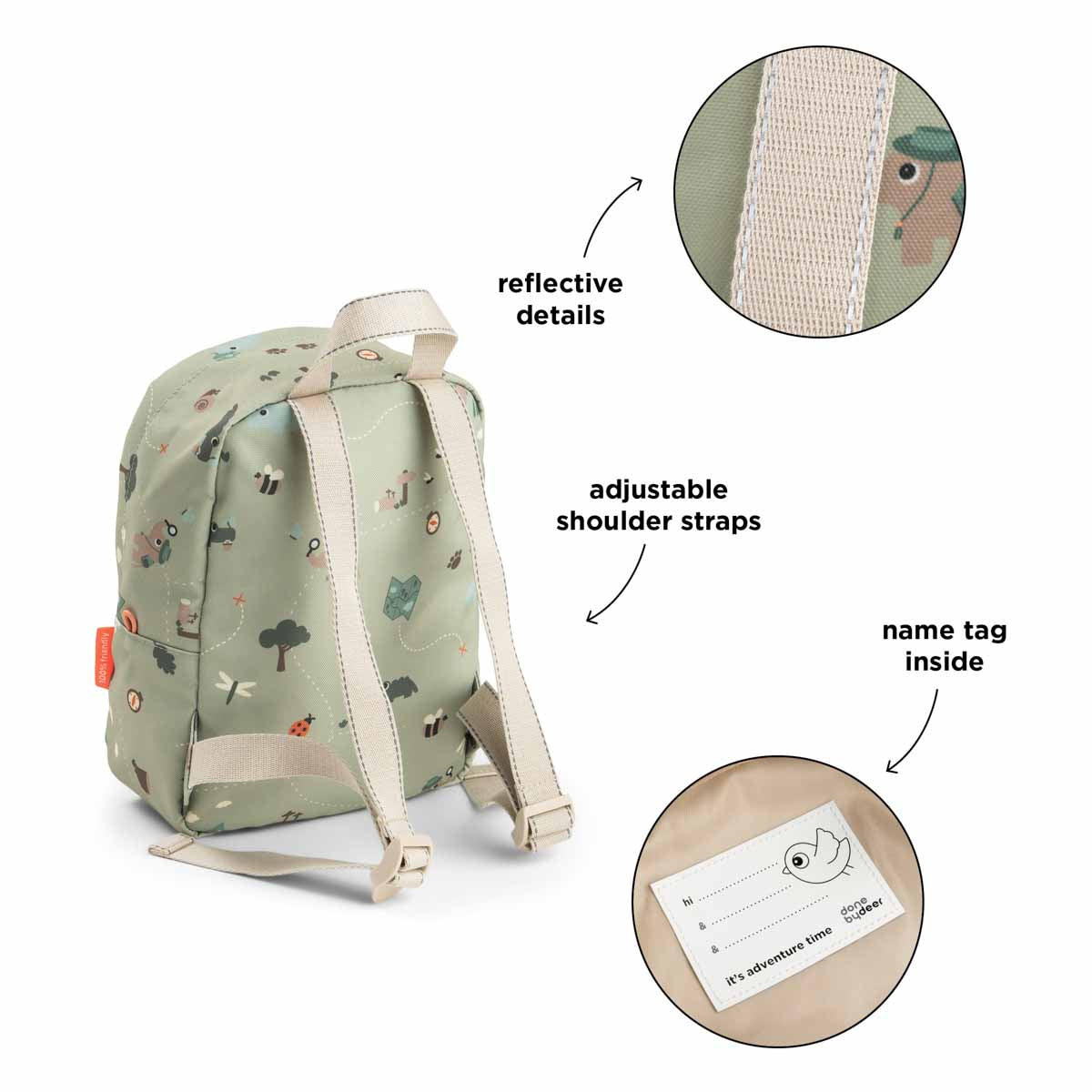 Tiny backpack - Tiny trails - Green - 4 L