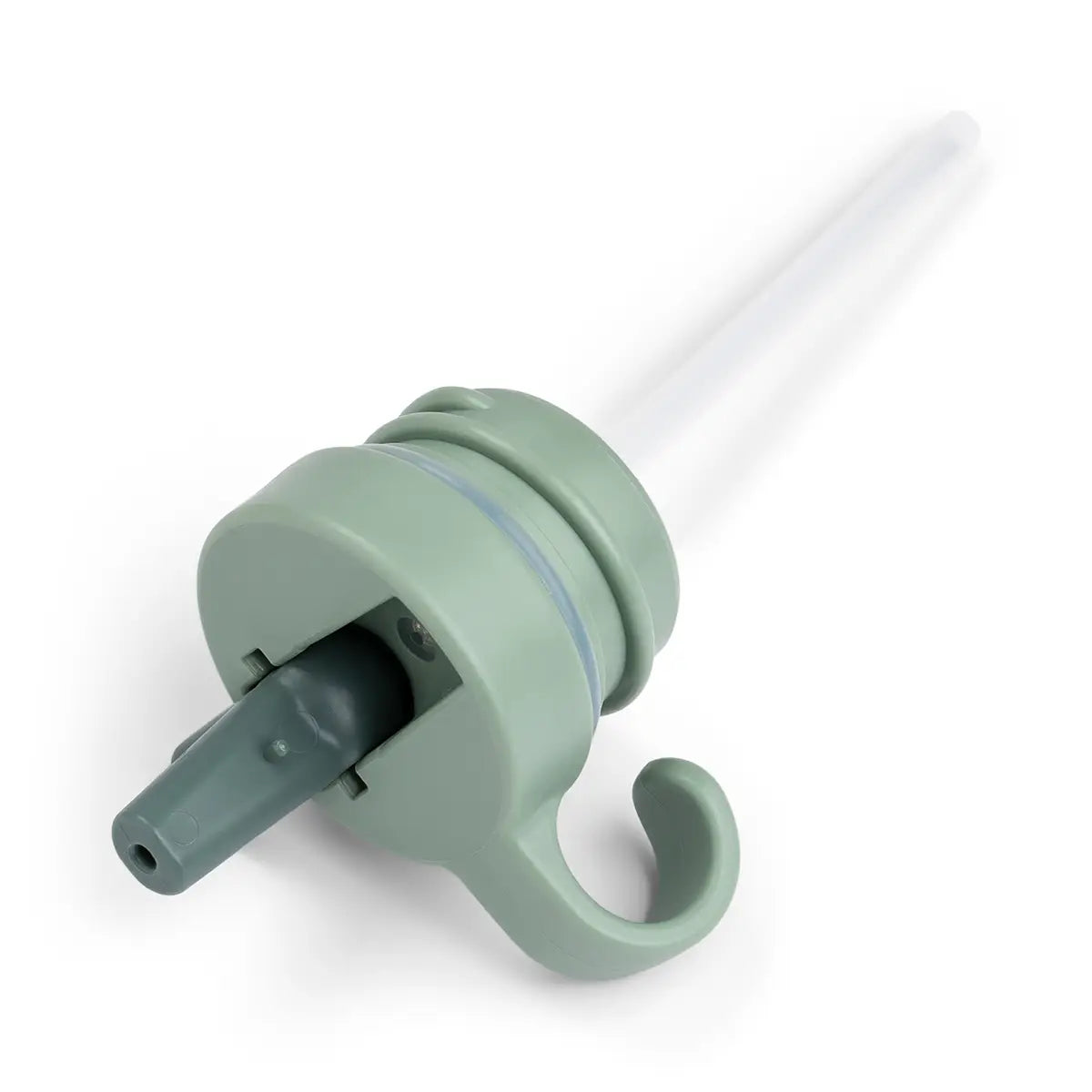 Lid & straw - Metal bottle - Croco - Green