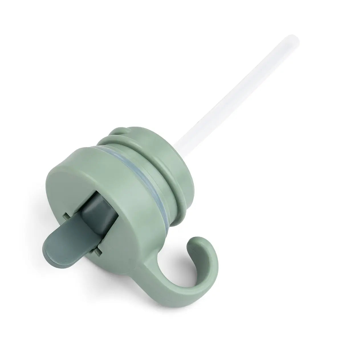 Lid & straw - Metal bottle - Croco - Green