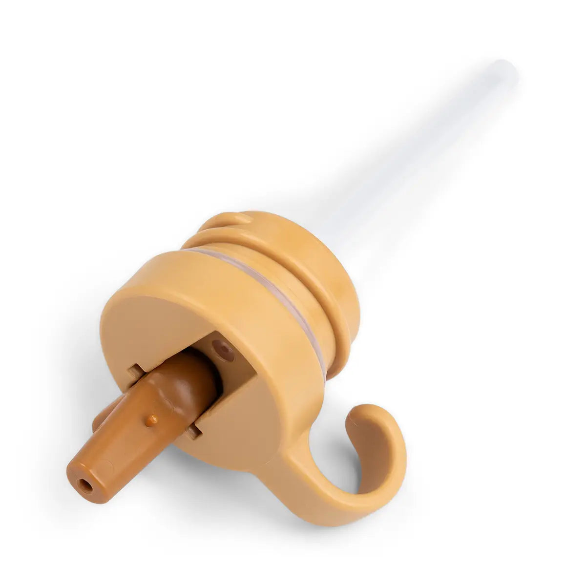 Lid & straw - Metal bottle - Sea friends - Mustard