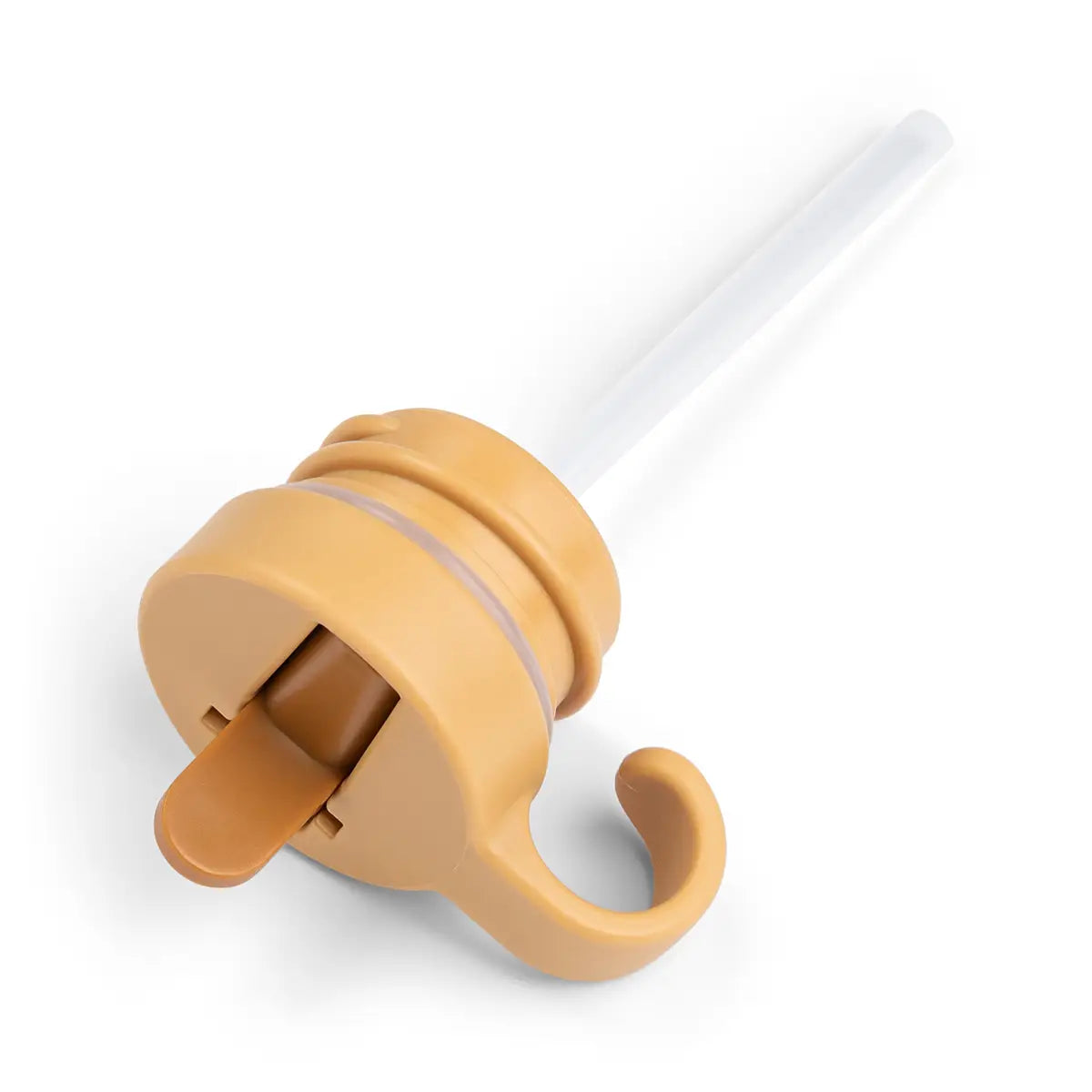 Lid & straw - Metal bottle - Sea friends - Mustard