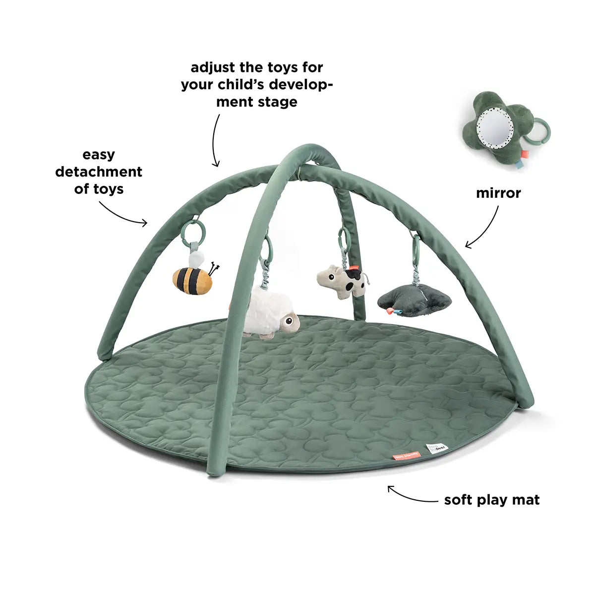 Activity play mat - Tiny farm - Green