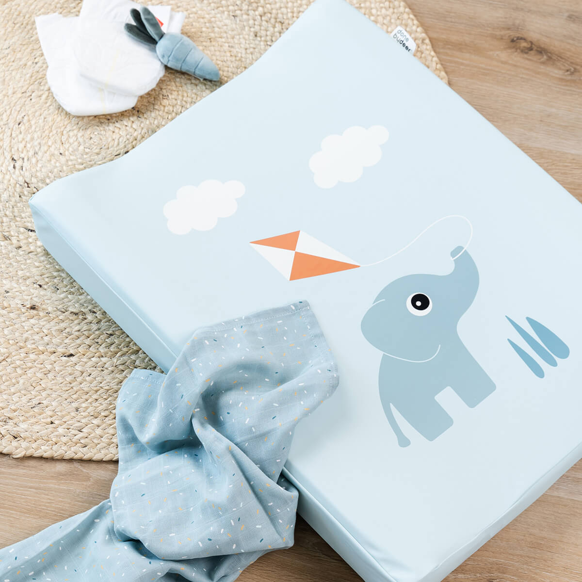Cambiador easy wipe - Playground - Azul