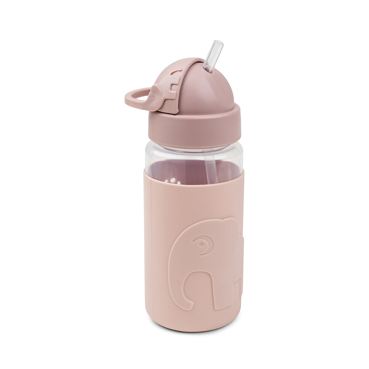 Easy-grip straw bottle - Elphee - Powder - 350 ml