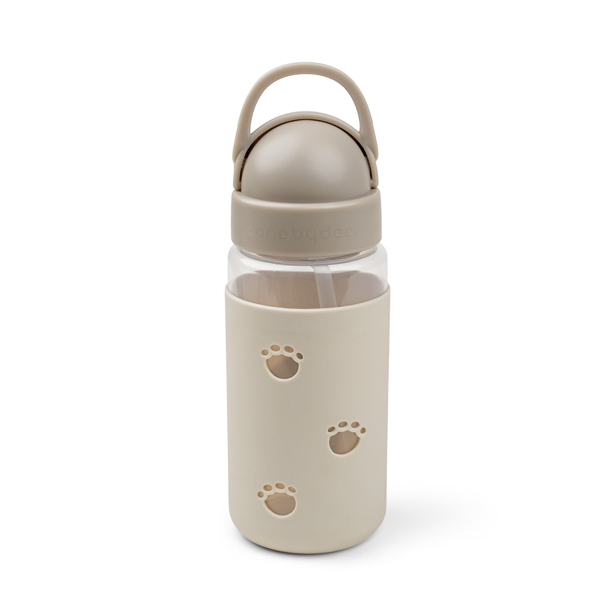 Easy-grip straw bottle - Elphee - Sand - 350 ml