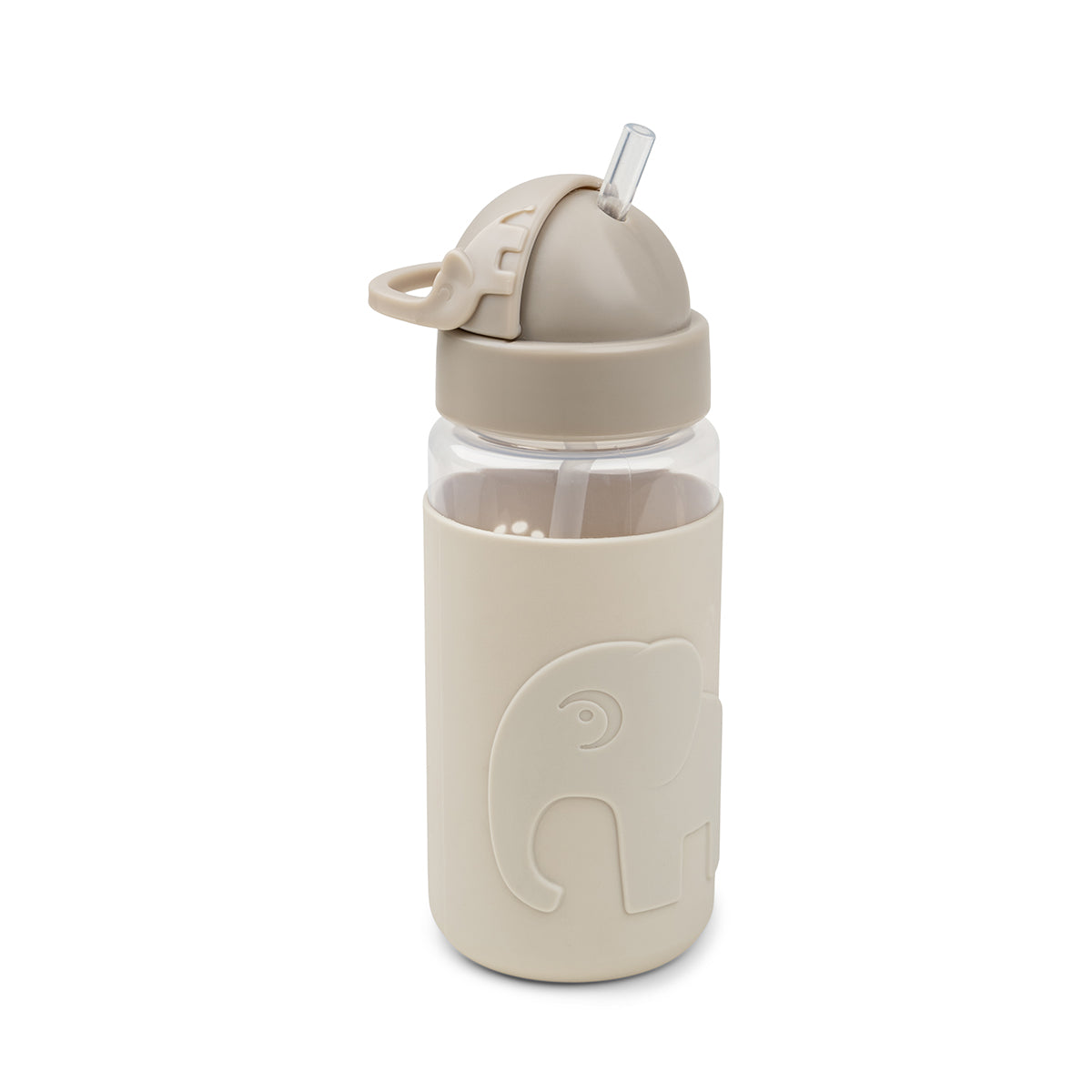 Easy-grip straw bottle - Elphee - Sand - 350 ml