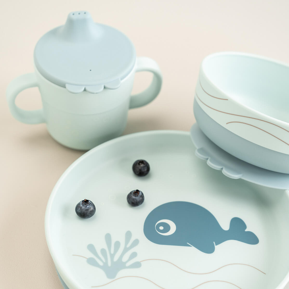 Foodie dinner set - Wally - Blue