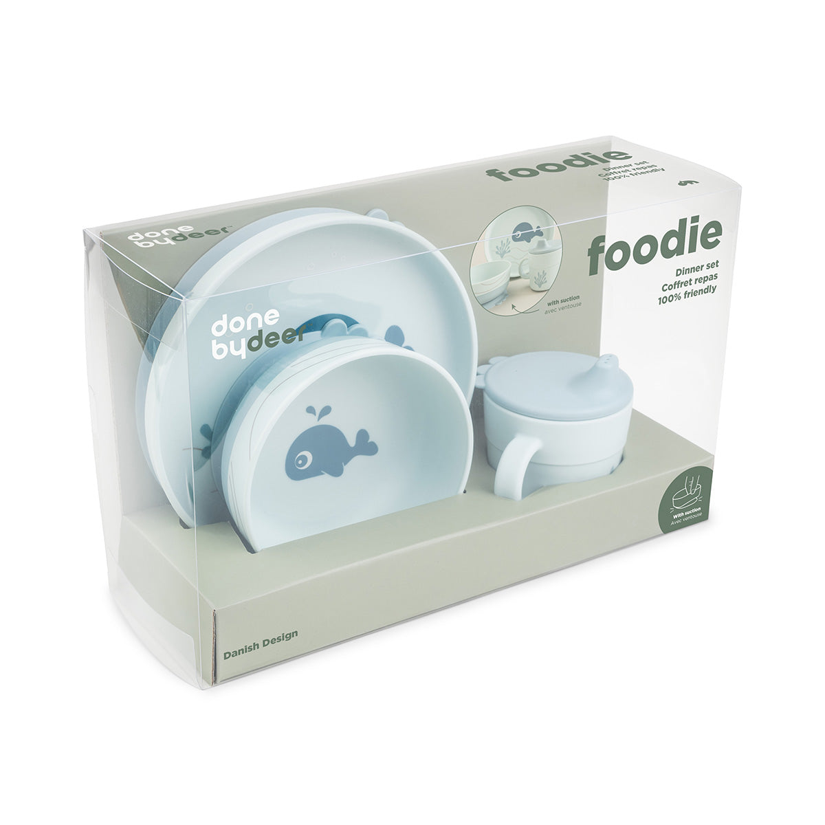 Foodie vajilla - Wally - Azul