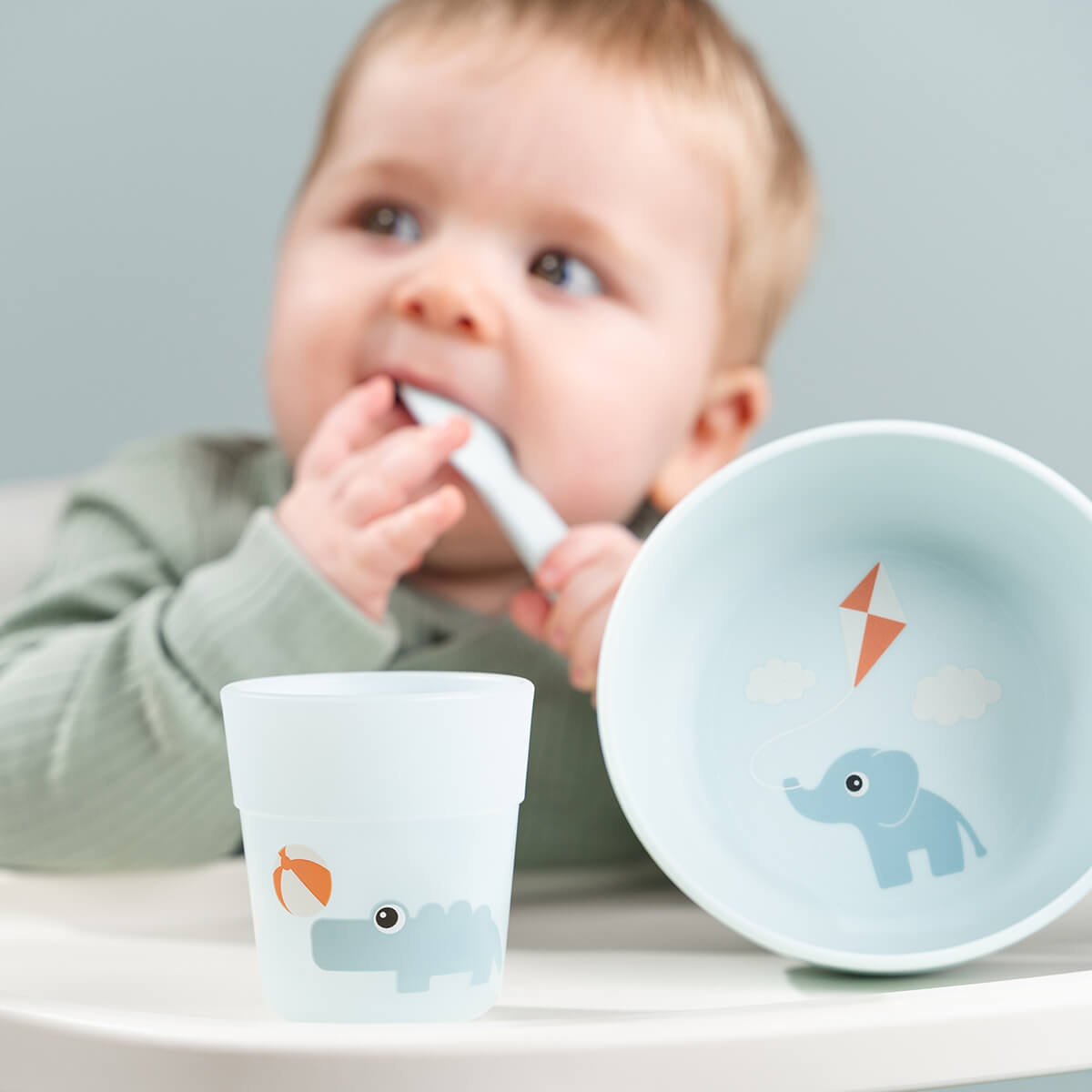 Foodie first meal set - Playground - Blue