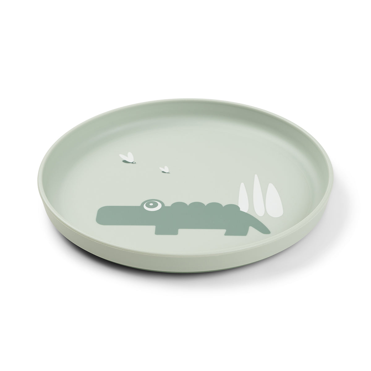 Foodie plate - Croco - Green