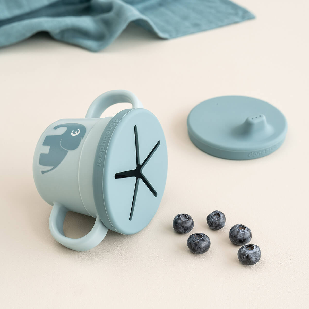 Tasse d'apprentissage pour foodie - Elphee - Bleu