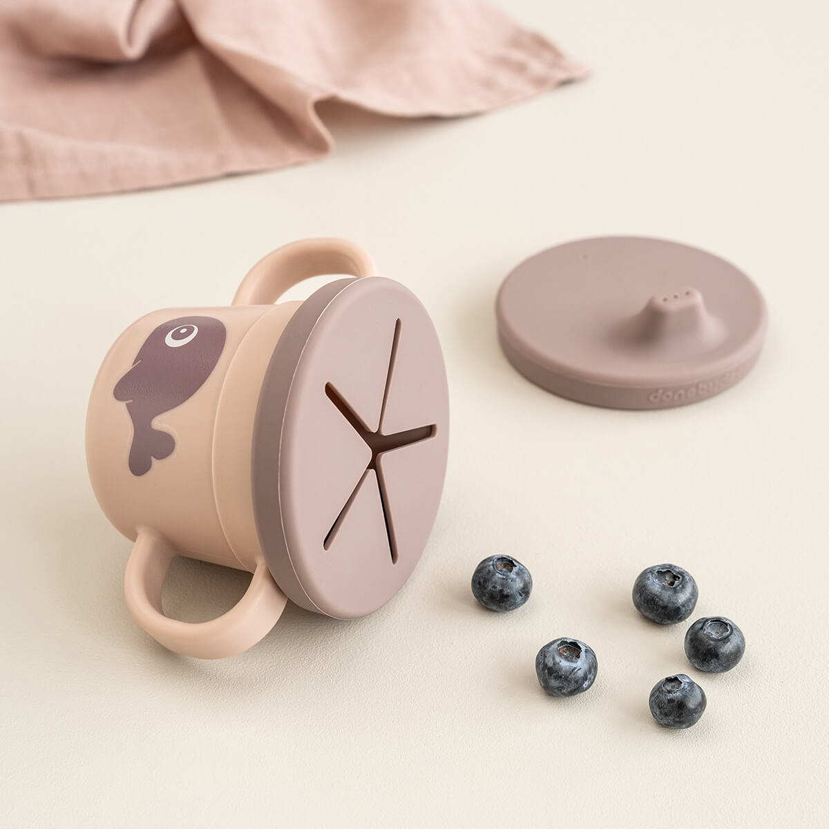 Foodie Trinklernbecher - Wally - Rosa