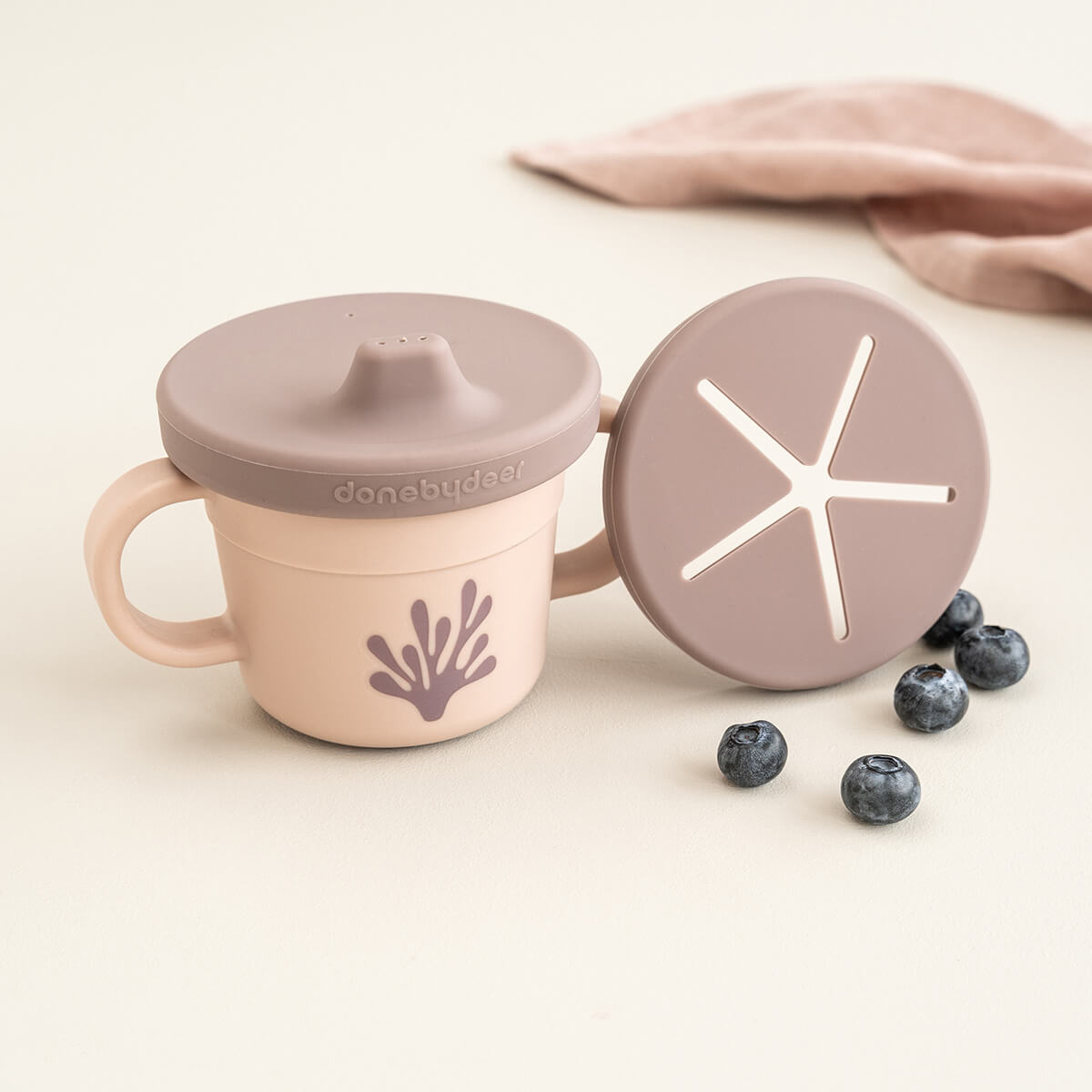 Foodie Trinklernbecher - Wally - Rosa
