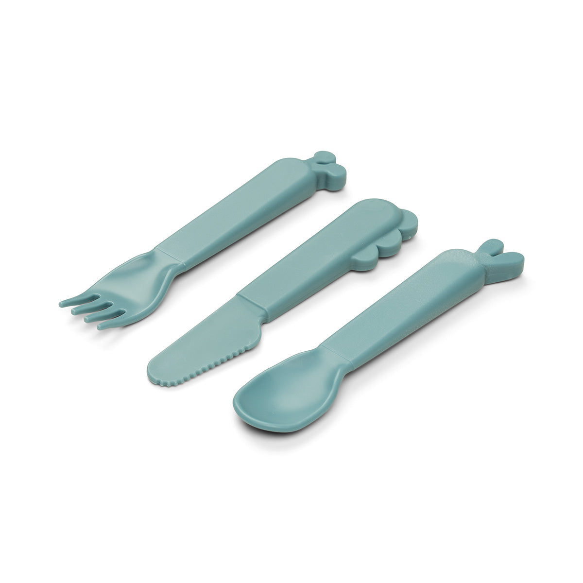 Kiddish couverts set de 3 - Deer friends - Bleu