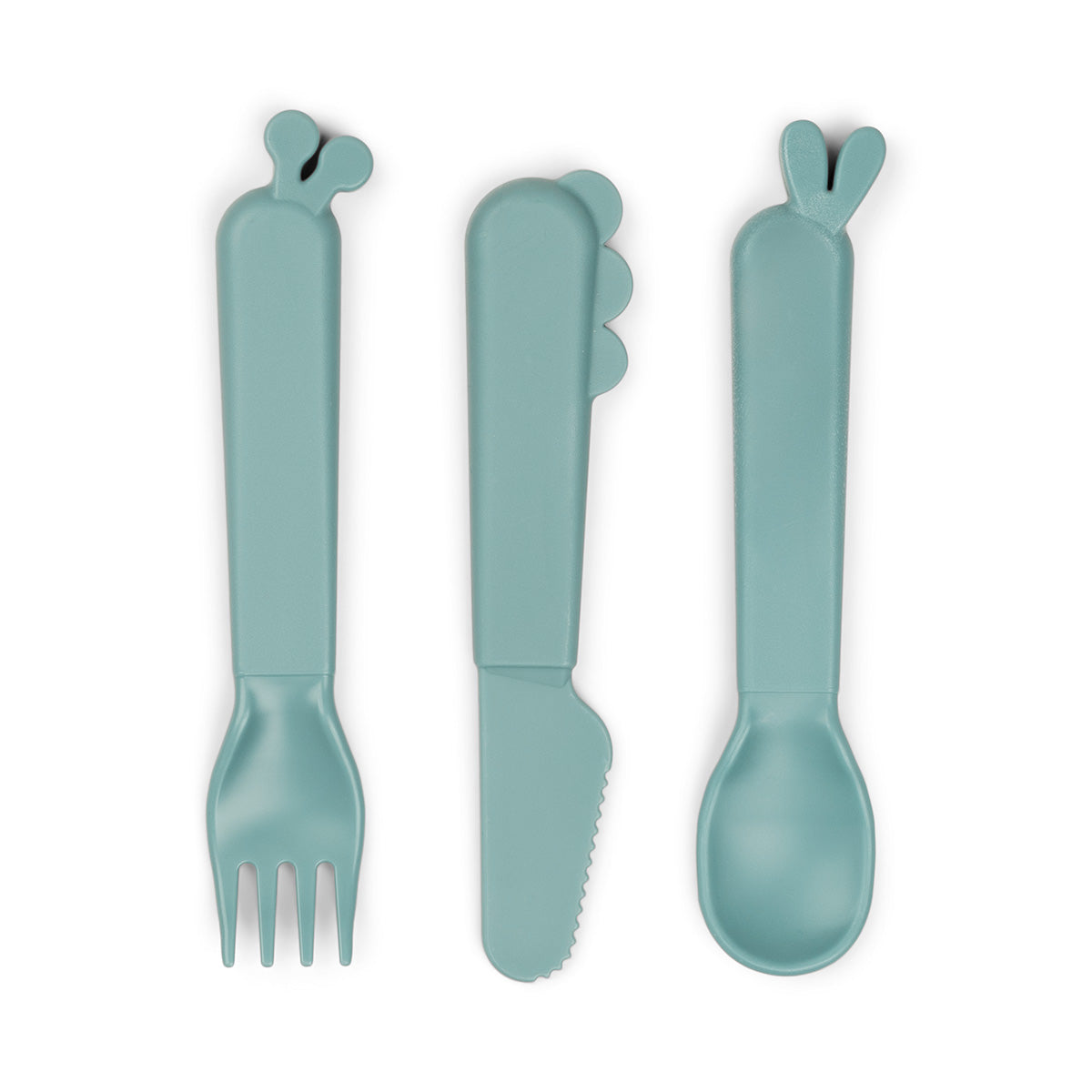Kiddish couverts set de 3 - Deer friends - Bleu