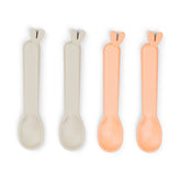 Kiddish spoon 4-pack - Lalee - Sand/Coral