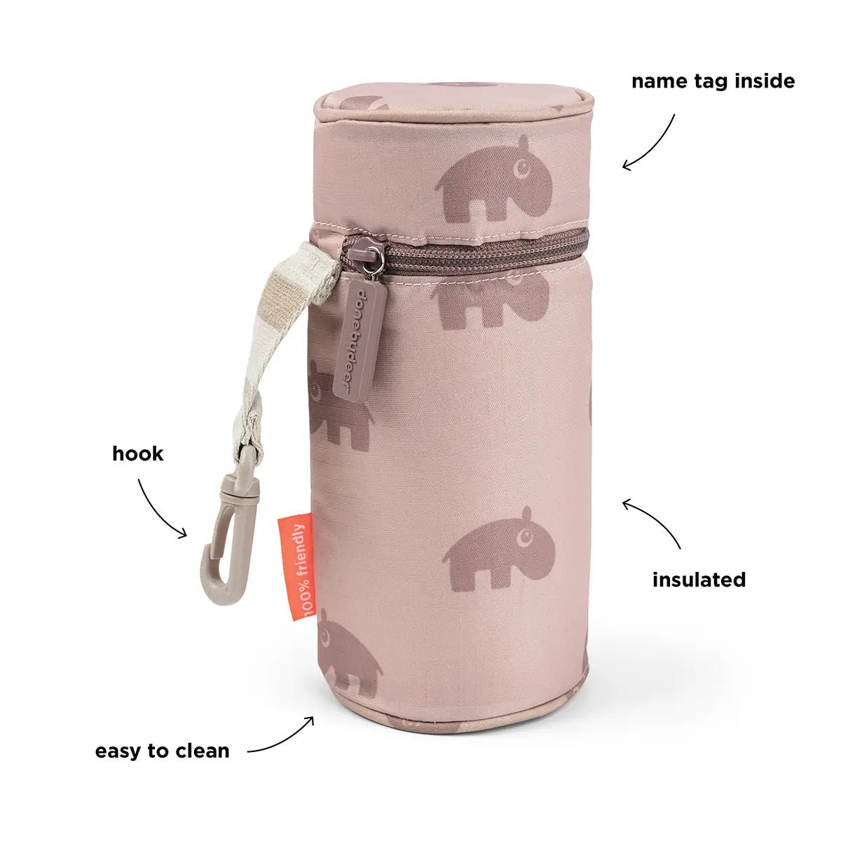 Kids insulated bottle holder - Ozzo - Powder