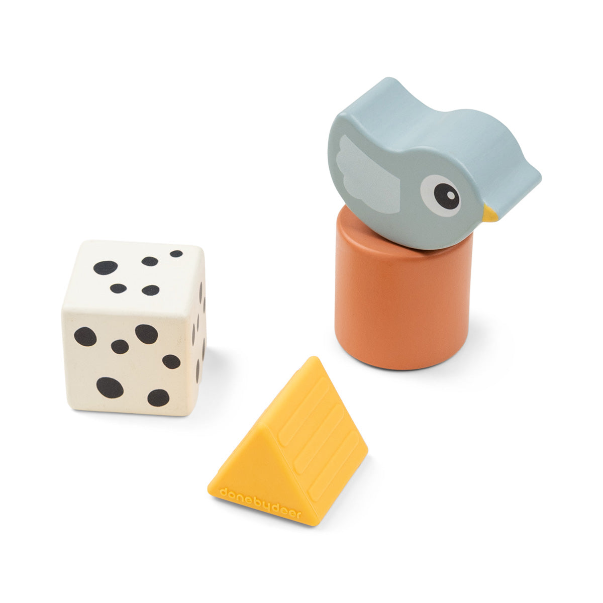 Sensory block set 4 pcs - Birdee - Colour mix