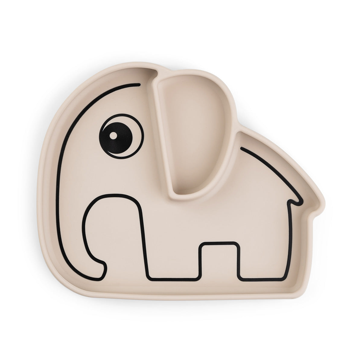 Silicone Stick&Stay plate - Elphee - Sand
