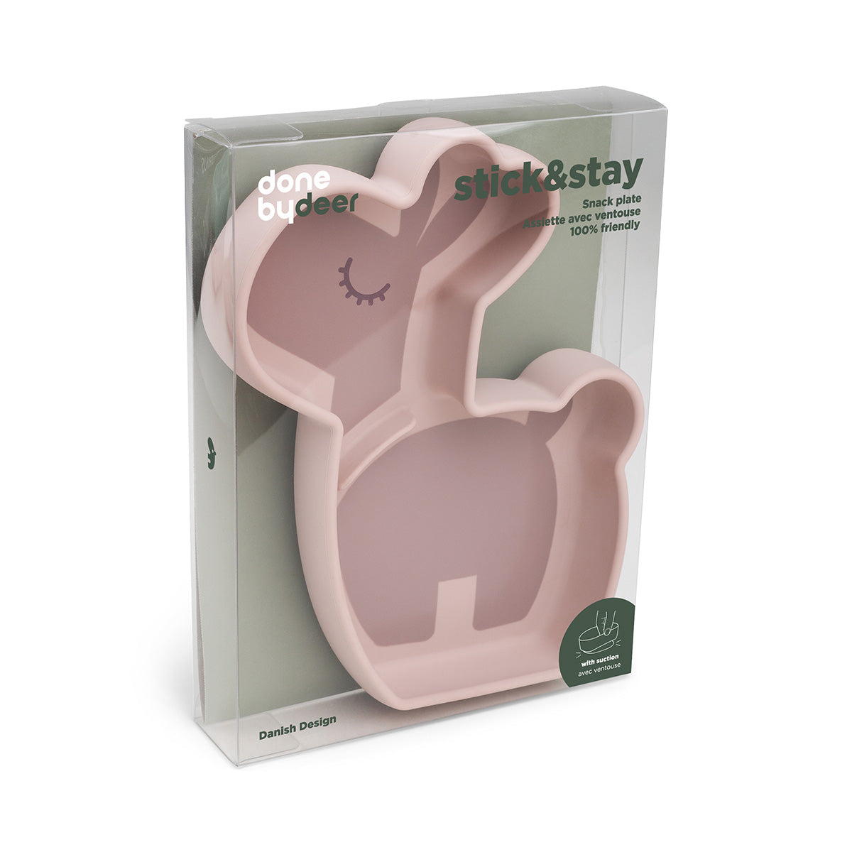 Plato Silicona Stick&Stay - Lalee - Rosa