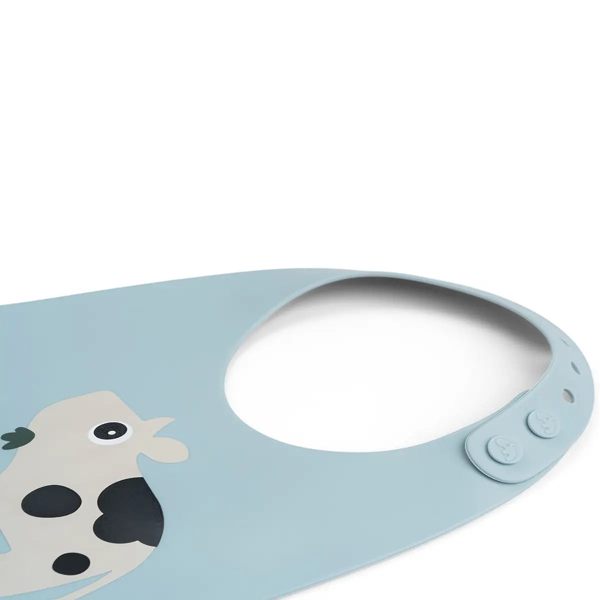 Bavoir silicone - Dotti - Bleu