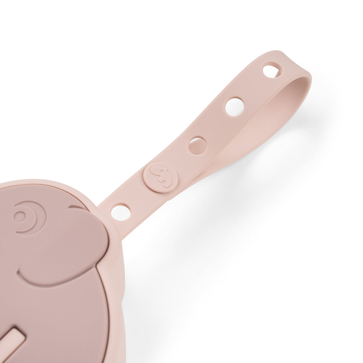 Schnullertäschchen aus Silikon - Elphee - Rosa