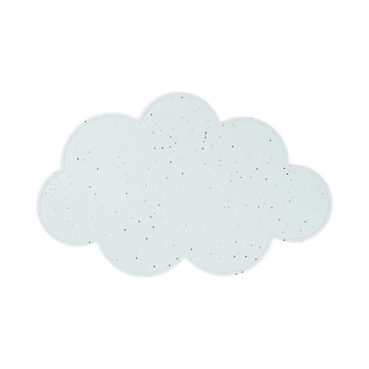 Silicone placemat - Confetti - Blue