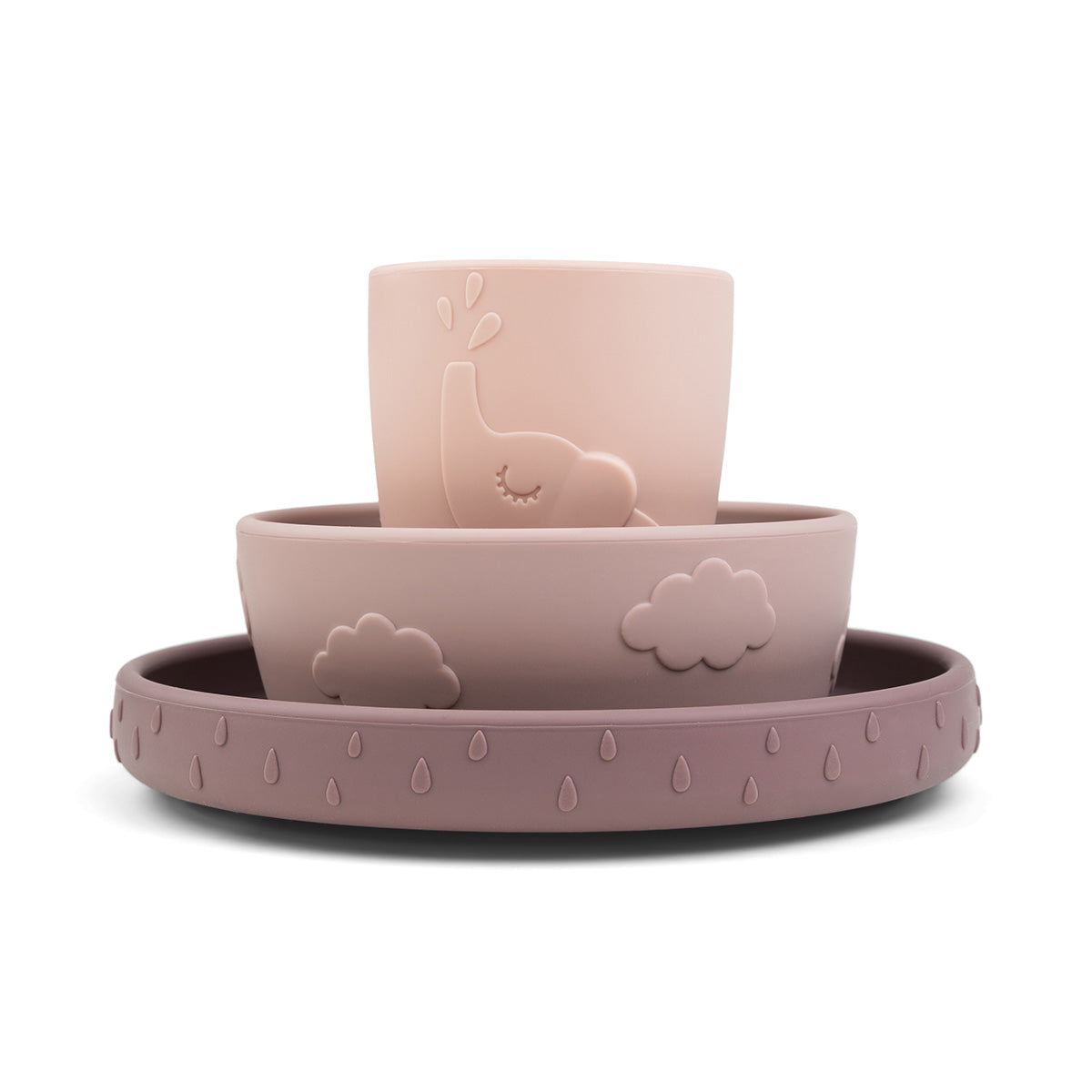 Stick & Stay dinner set - Deer friends - Powder